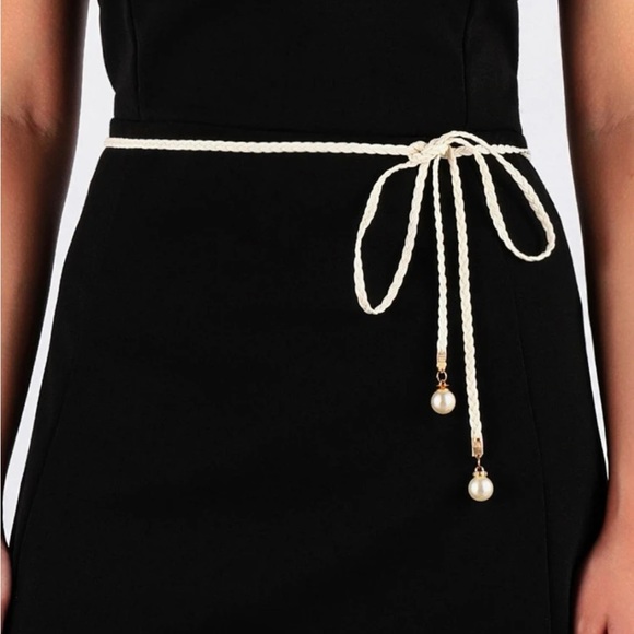 5/$10 NWT Pearl Detained Braided Belt - Picture 1 of 8